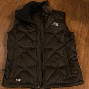 Brown North Face Vest